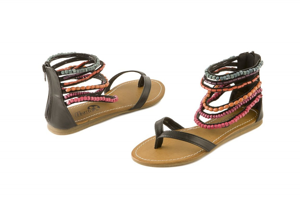 embellished gladiator sandals