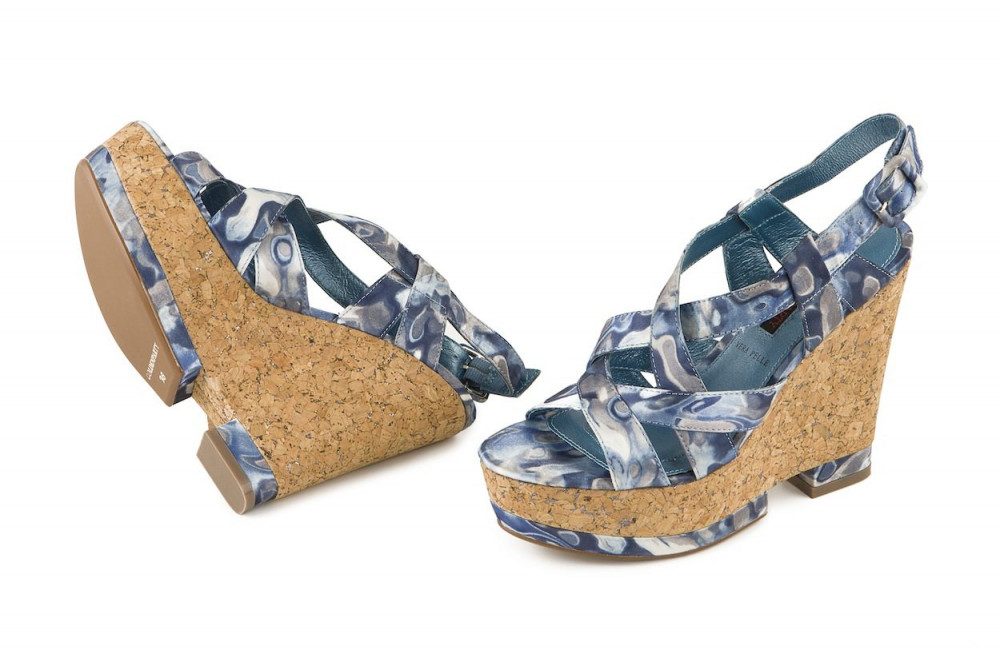 scarpe tacco sughero